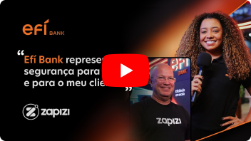 Integração de pagamentos segura para máquinas de autosserviço | Conheça a parceria Efí Bank + Zapizi
