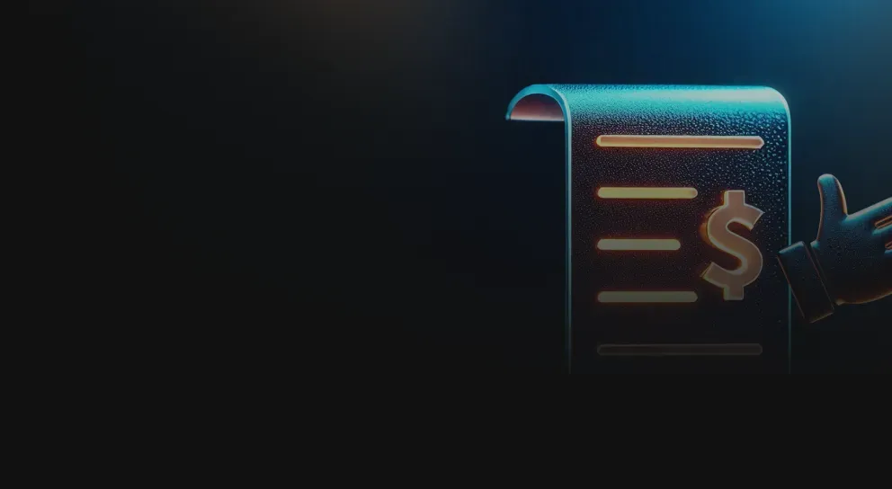 Banner de antecipação de recebíveis