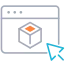 Ícone Ilustração de api